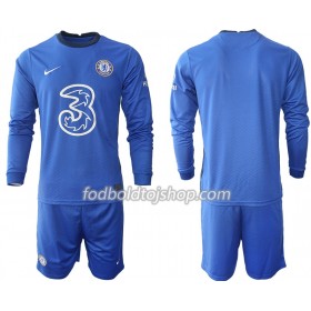 Chelsea Børn Hjemme Fodboldsæt 2020-21 L/S (+ Korte bukser)